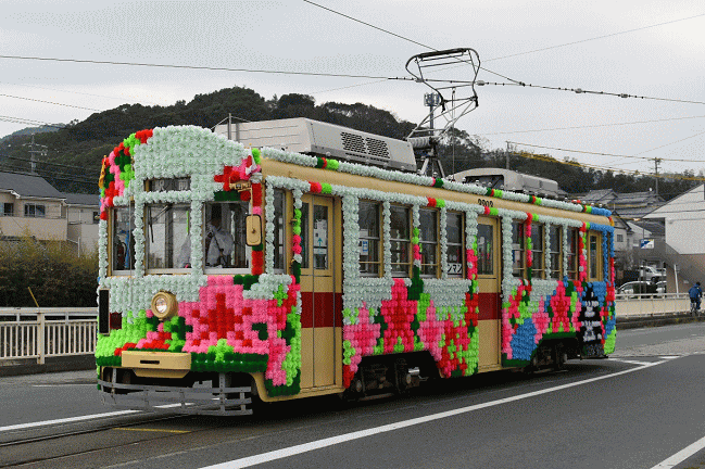 モ3203号による花電車