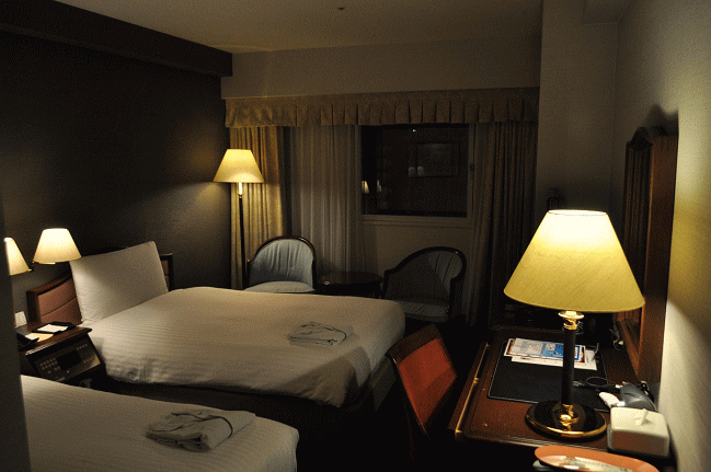 ホテルWBF札幌ノースゲートのツインルーム室内