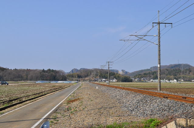 岩舟駅、大平下駅間の撮影地