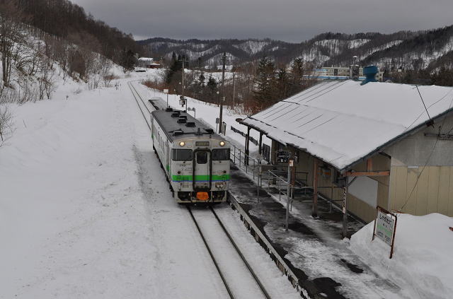 夕張支線の鹿ノ谷駅