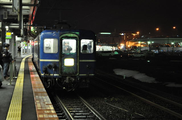 急行はまなす(函館駅にて)