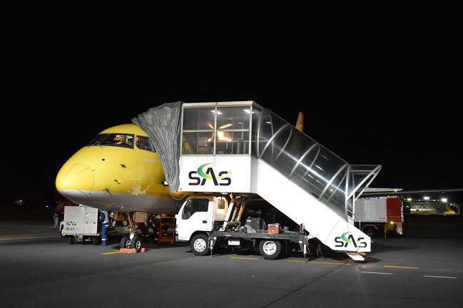 あそ熊本空港のフジドリームエアラインズ