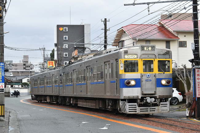 藤崎宮前~黒髪町間で撮影