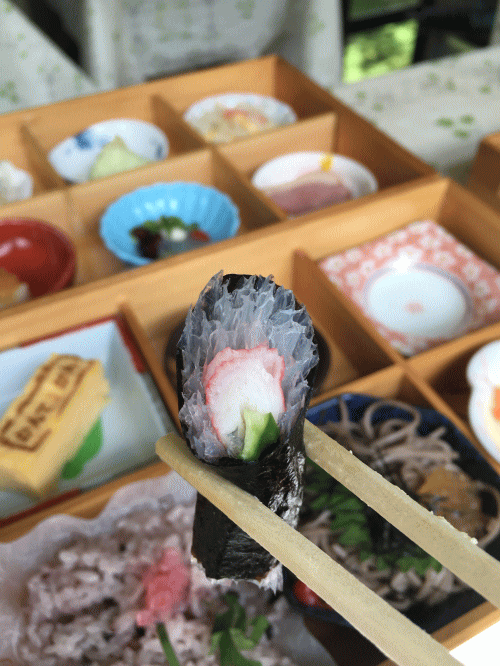 寒天の巻き寿司