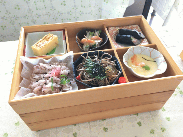 寒天列車の寒天料理