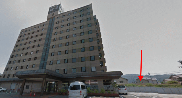 ホテルアルファーワン三次の外観