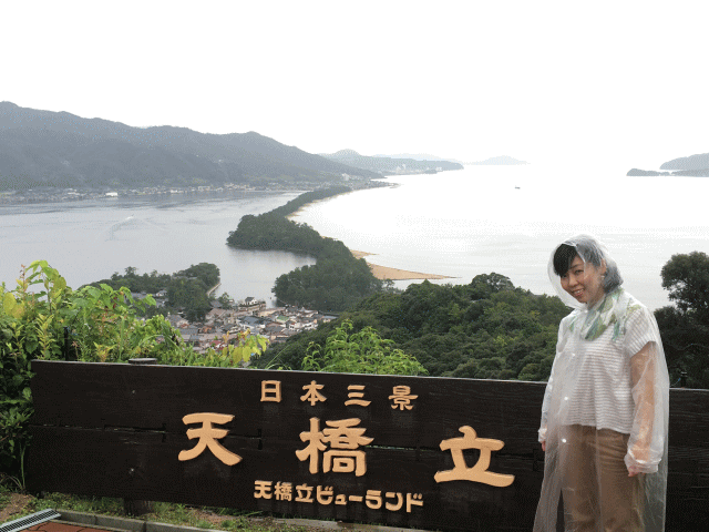 天橋立ビューランドからみる天橋立の景観