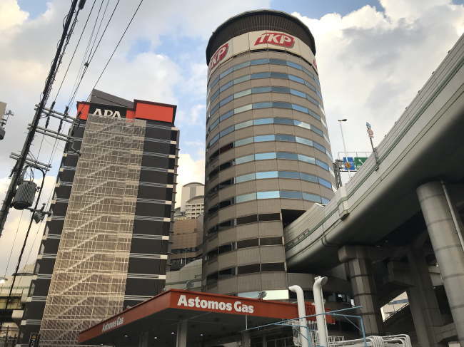 TKPガーデンシティ大阪梅田とアパホテル大阪梅田