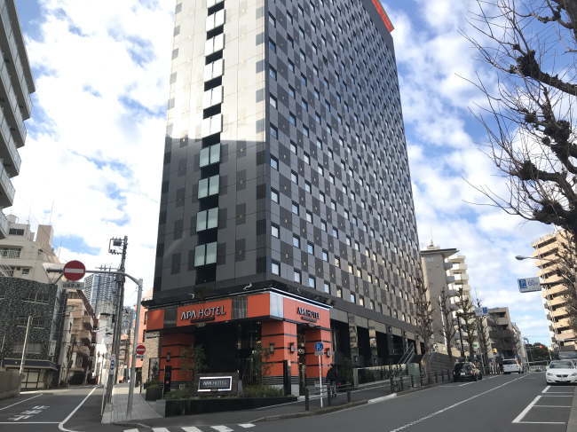 アパホテル山手大塚駅タワーの外観