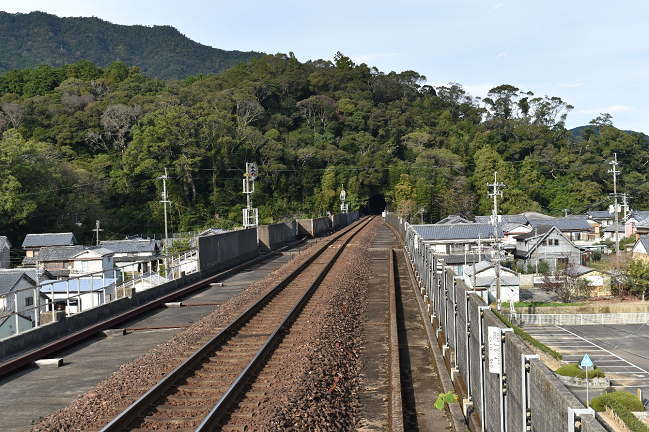 宍喰駅ホーム海部側