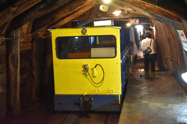 トロッコの乗り場