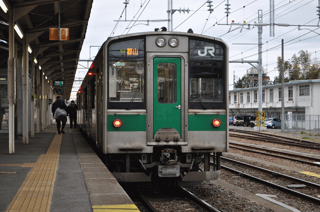 黒磯発701系電車