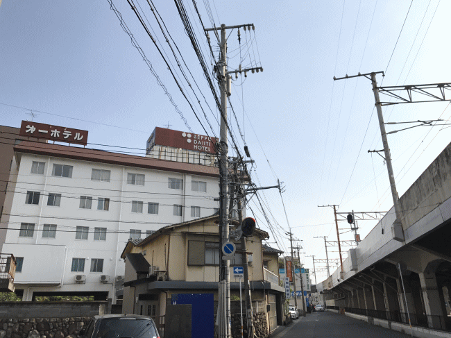 別府第一ホテルの外観