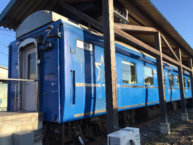 ブルートレインたらぎのソロ個室外観