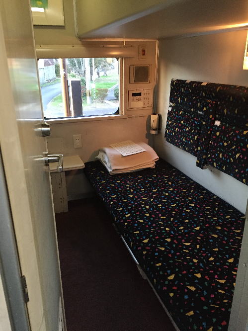 ブルートレインたらぎのソロ個室内部