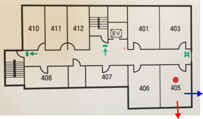 ビジネスホテル郡上八幡インターの客室配置