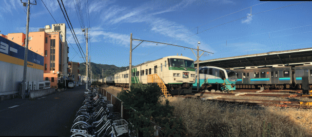 ビジネスホテル翔山と伊豆急下田駅との位置関係