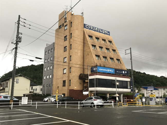 ビジネスホテルはやし（下関）の外観