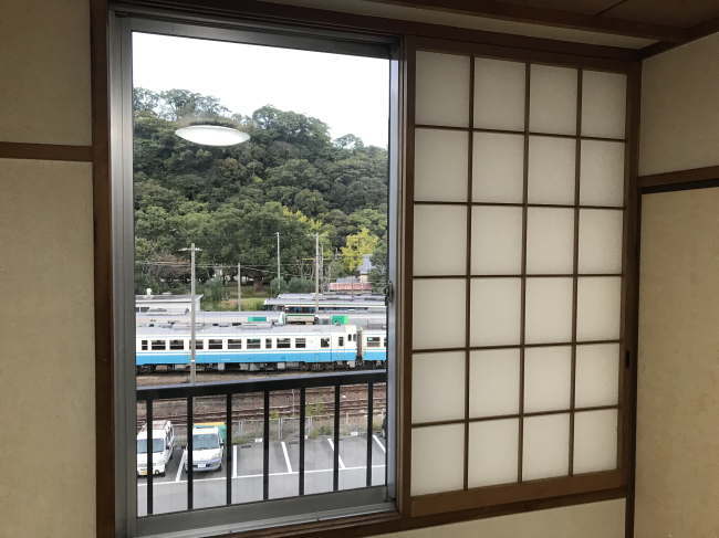 ビジネス旅館さくら荘の客室からの眺め