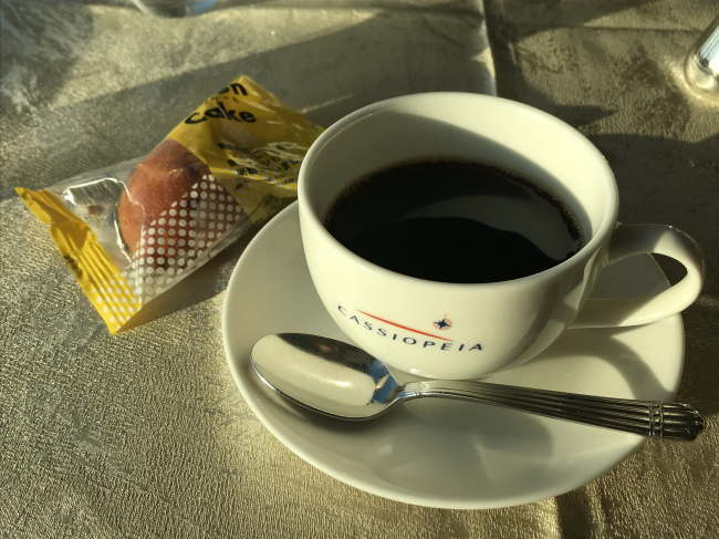 カシオペア紀行のモーニングタイムで飲むコーヒー