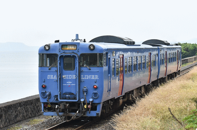 キハ67系2連による佐世保行区間快速「シーサイドライナー」