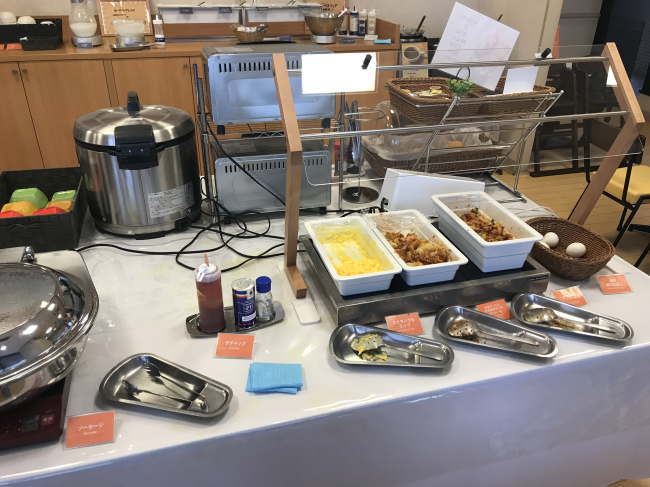 コンフォートホテル堺の朝食バイキング
