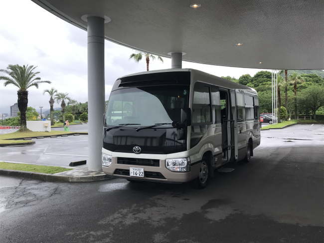 ホテル＆リゾーツ別府湾の送迎バス