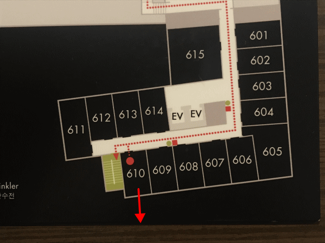 ドーミーインPREMIUM渋谷神宮前の客室配置図