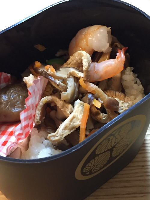 印籠弁当のご飯とおかず