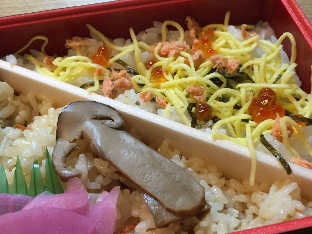 水戸黄門弁当のごはん