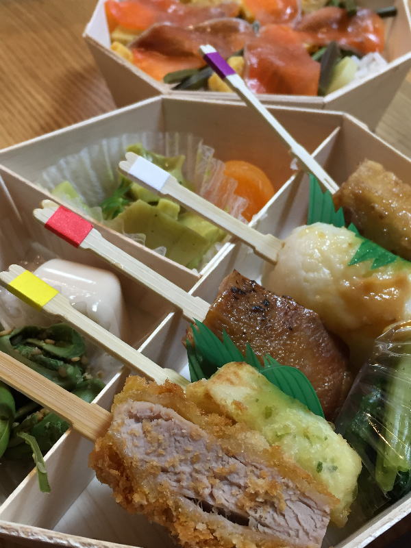 信州美彩膳の串のアップ写真