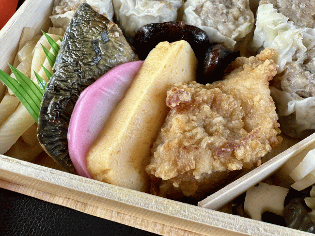 関西シウマイ弁当のおかず