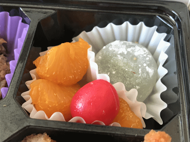 しまかぜ弁当（近鉄名古屋駅の松浦商店バージョン）のデザート