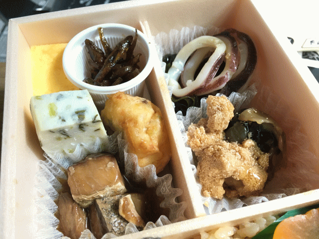 輪島朝市弁当の絶品のおかずたち