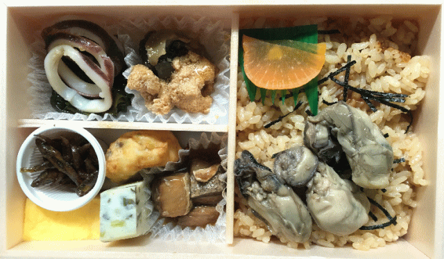 輪島朝市弁当の中身