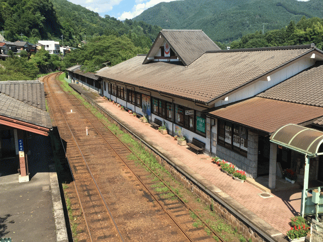 わたらせ渓谷鉄道の水沼駅に併設された温泉センター