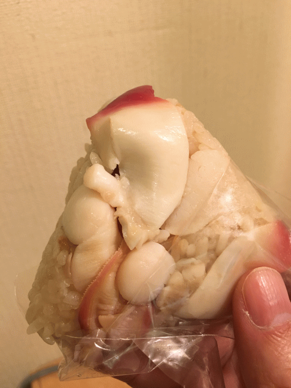 母恋めしのホッキのおにぎり