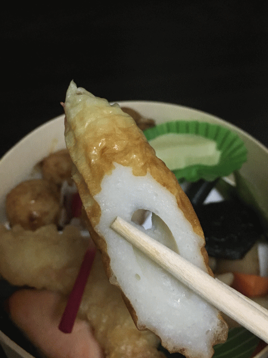 手筒花火（豊橋駅）のちくわ