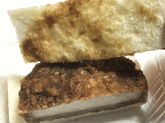 厚切り甲州かつサンド