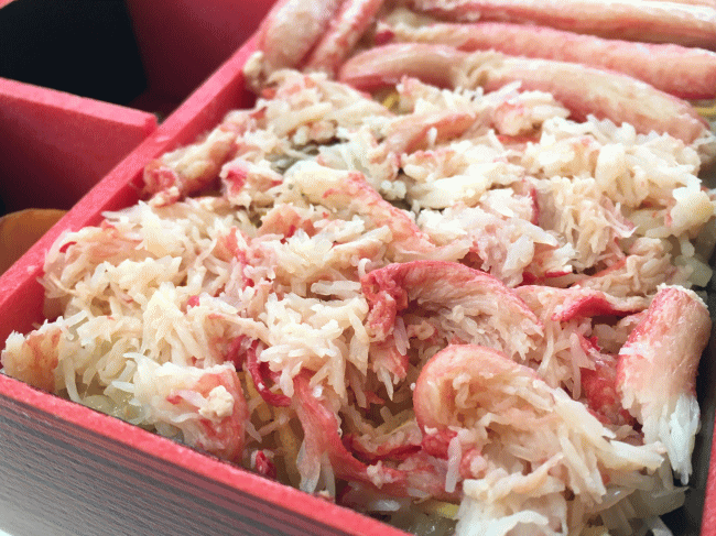 境港水揚げかにめしのほぐし身