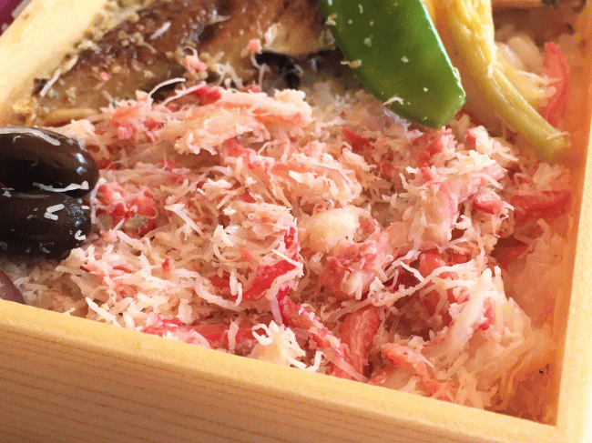 出雲招福ちらしの紅ズワイガニ