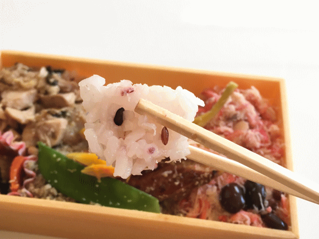 出雲招福ちらしの雑穀炊き込みご飯