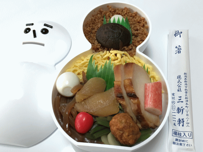 雪だるま弁当