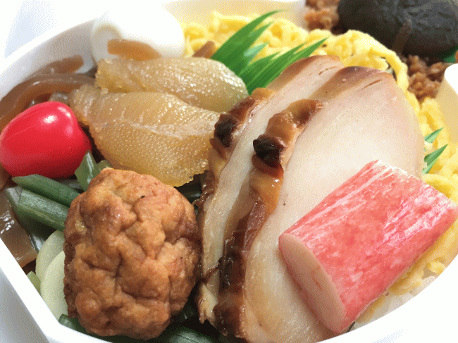 雪だるま弁当のメインのおかず