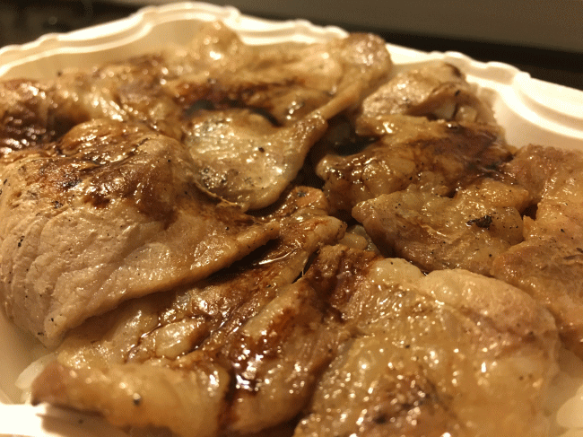 ぶた八のあったか豚どんの豚肉