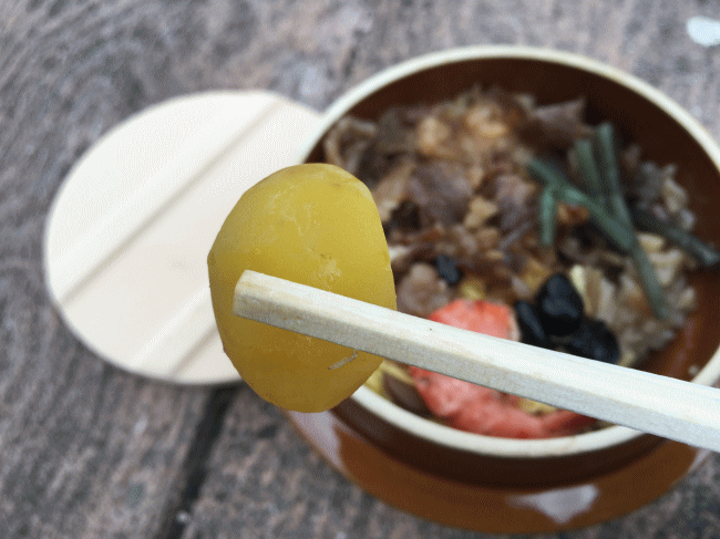 こだわり釜めしの栗の甘露煮