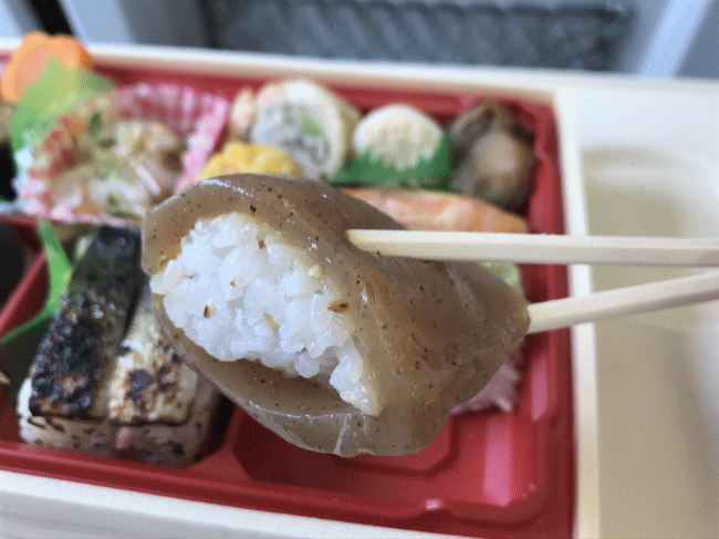 龍馬弁のこんにゃくのお寿司