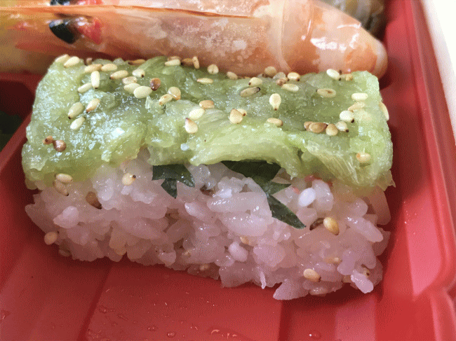 龍馬弁のお寿司(寿司ネタ不明)