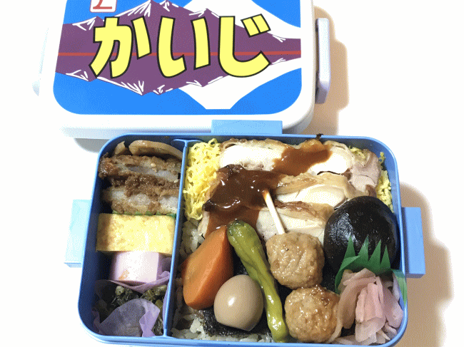 特急列車ヘッドマーク弁当「かいじ」