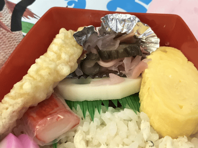 鯛めし弁当のおかず